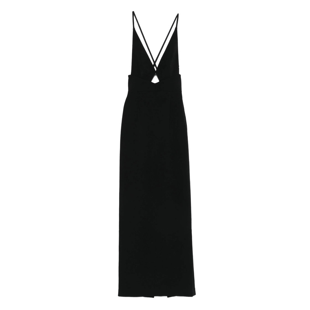Solace London Milly Cross-back Maxi Dress
