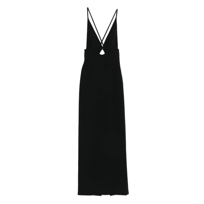 Solace London Milly Cross-back Maxi Dress