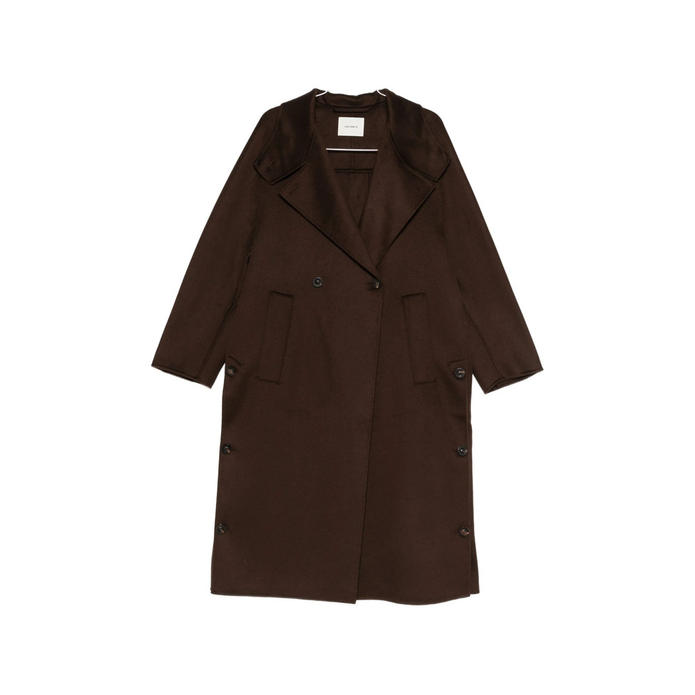 Lisa Yang Double-breasted Button-back Coat