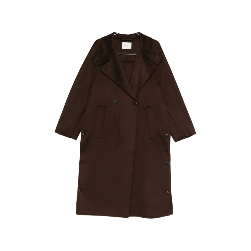 Lisa Yang Double-breasted Button-back Coat