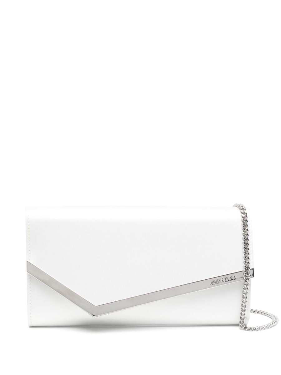 Emmie satin clutch