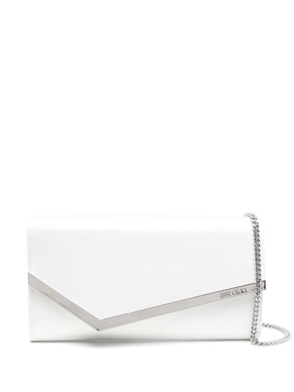 Emmie satin clutch