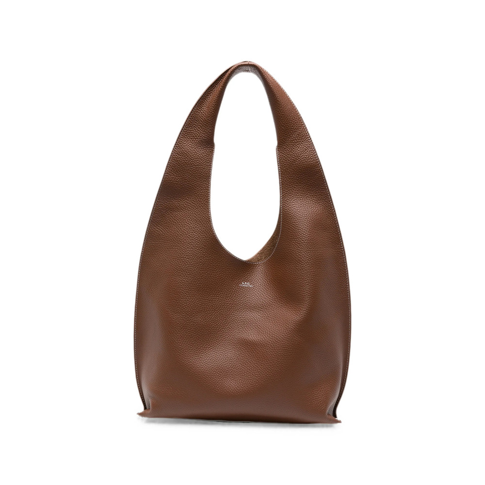A. p.c. Grained-leather Shoulder Bag