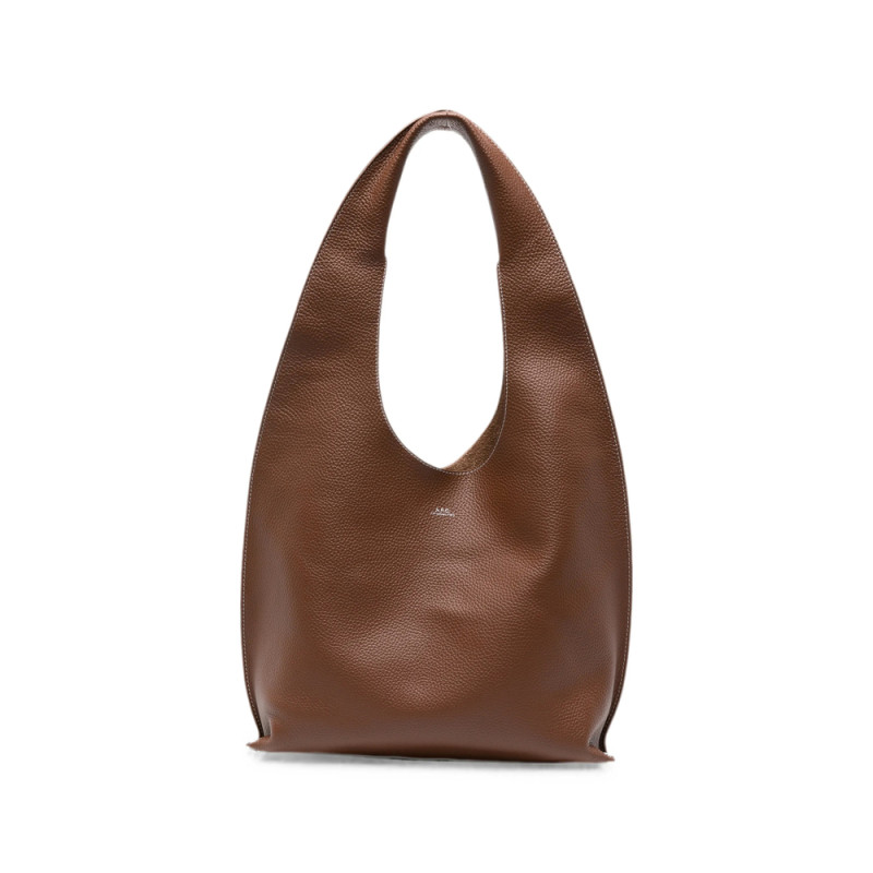 A. p.c. Grained-leather Shoulder Bag