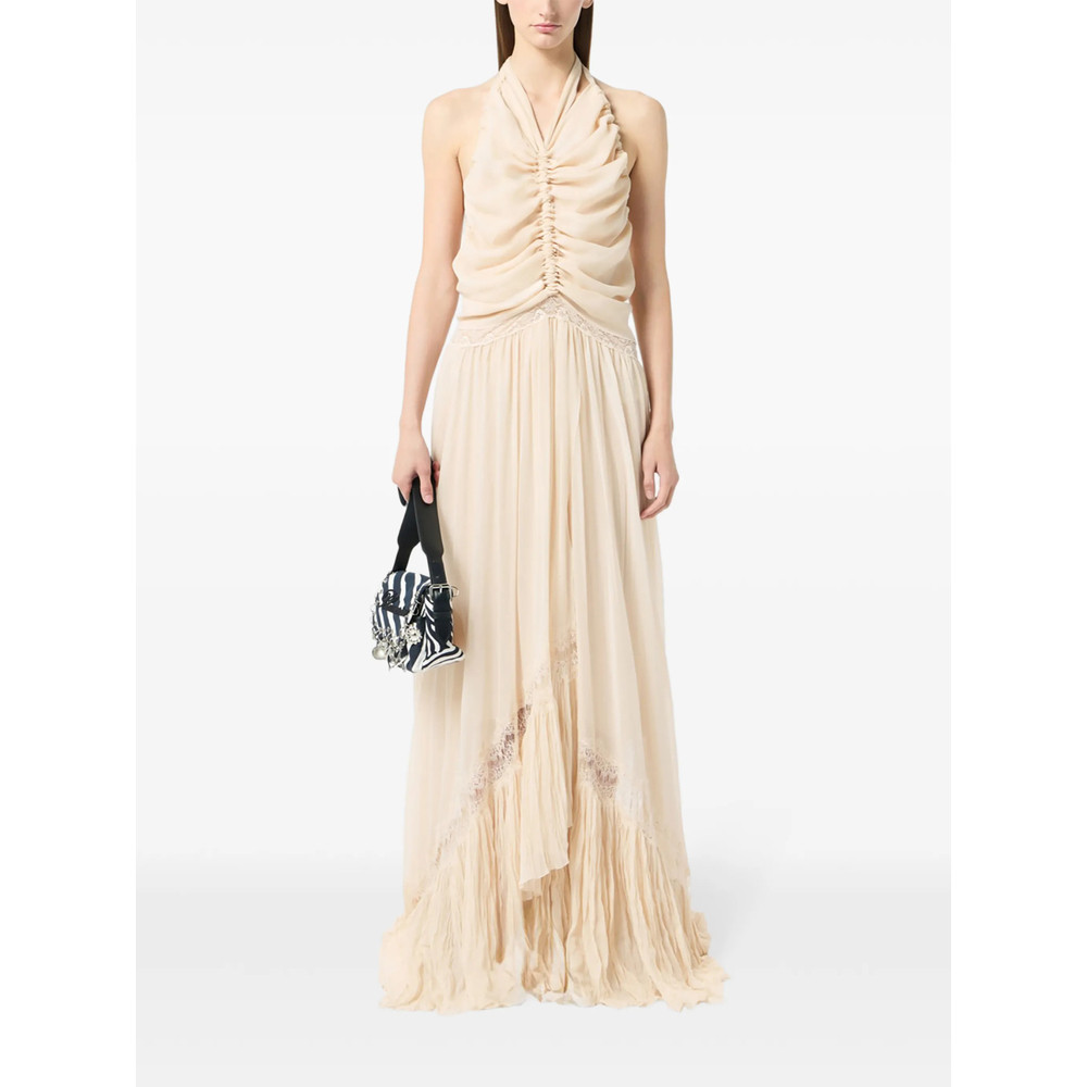 Blumarine Georgette Maxi Dress