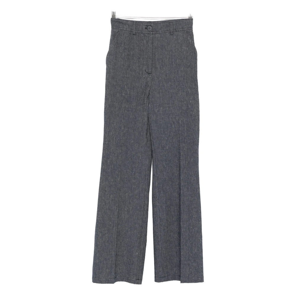 Mark Kenly Domino Tan Button-fly Trousers