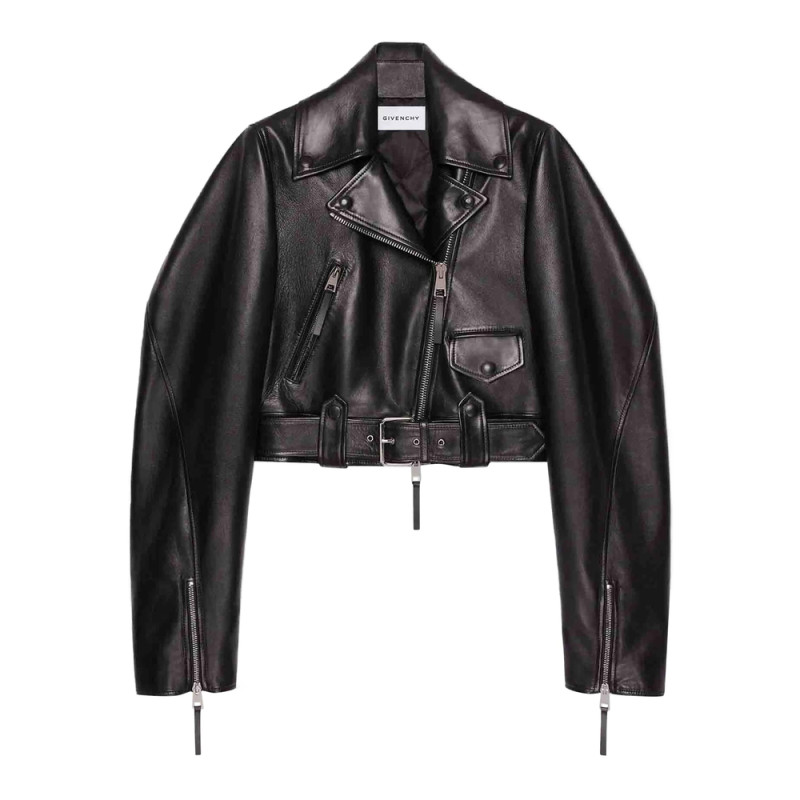 Givenchy Cropped Leather Jacket