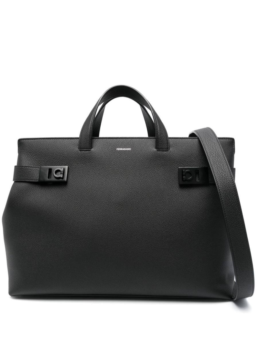 leather tote bag