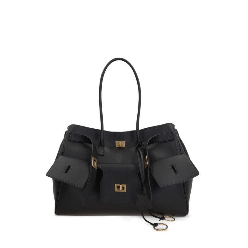 Balenciaga Medium Bel Air Leather Shoulder Bag