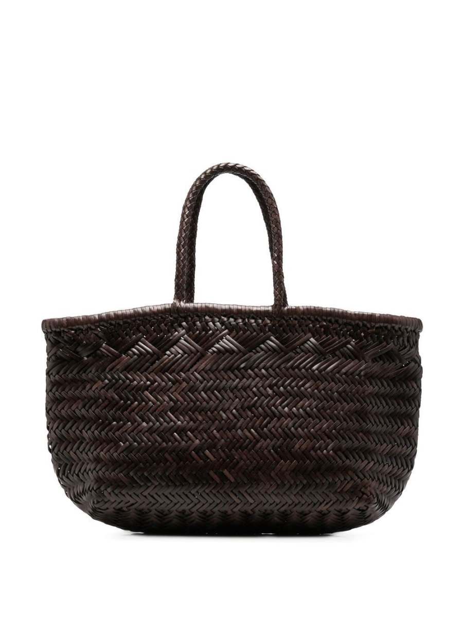 interwoven-design tote bag