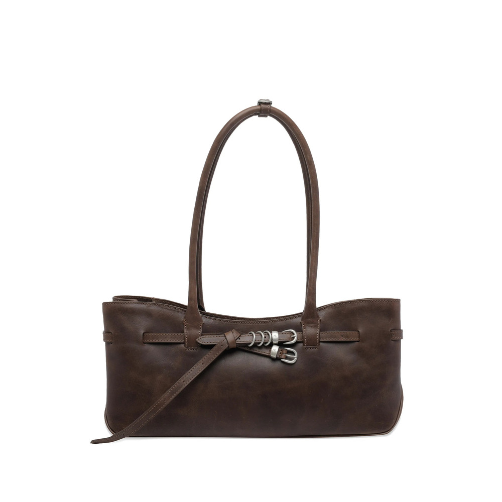 Margesherwood Zip Leather Shoulder Bag
