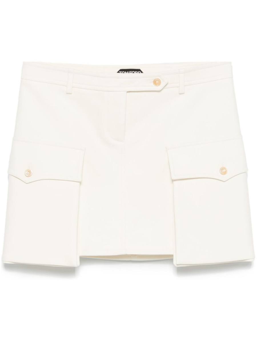 cotton mini skirt
