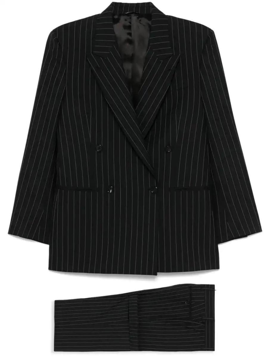 pinstriped suit