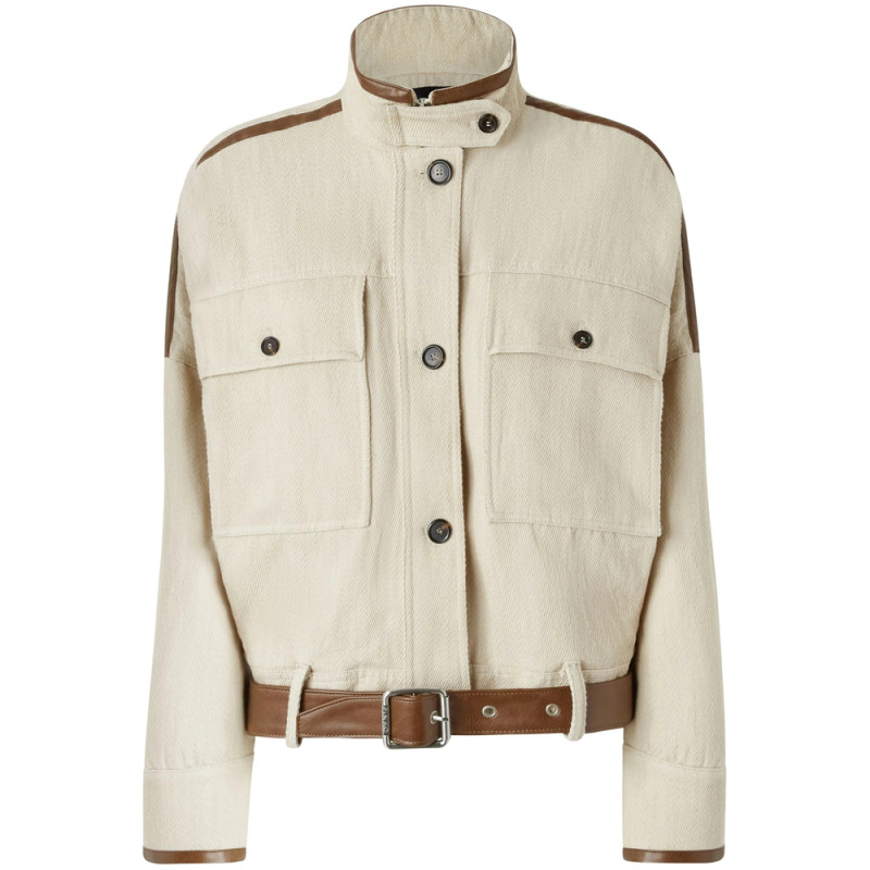 Pinko Belted Cropped Jacket