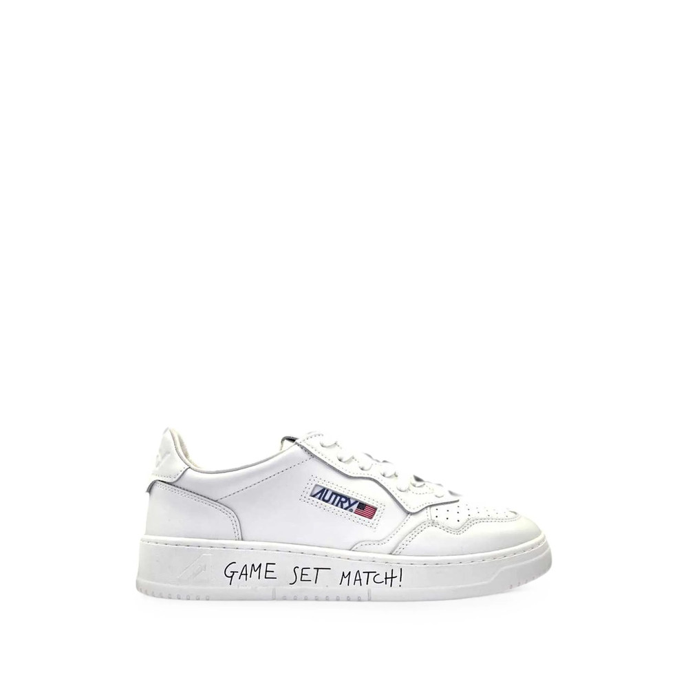 Autry Match Slogan-print Sneakers