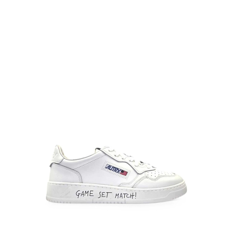 Autry Match Slogan-print Sneakers