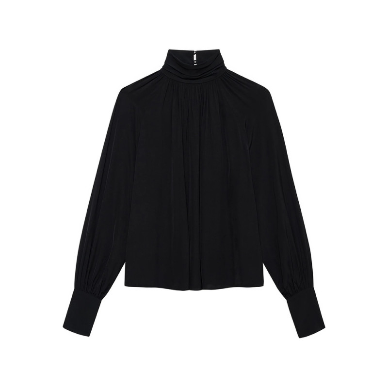 Anine Bing Anne Draped Blouse