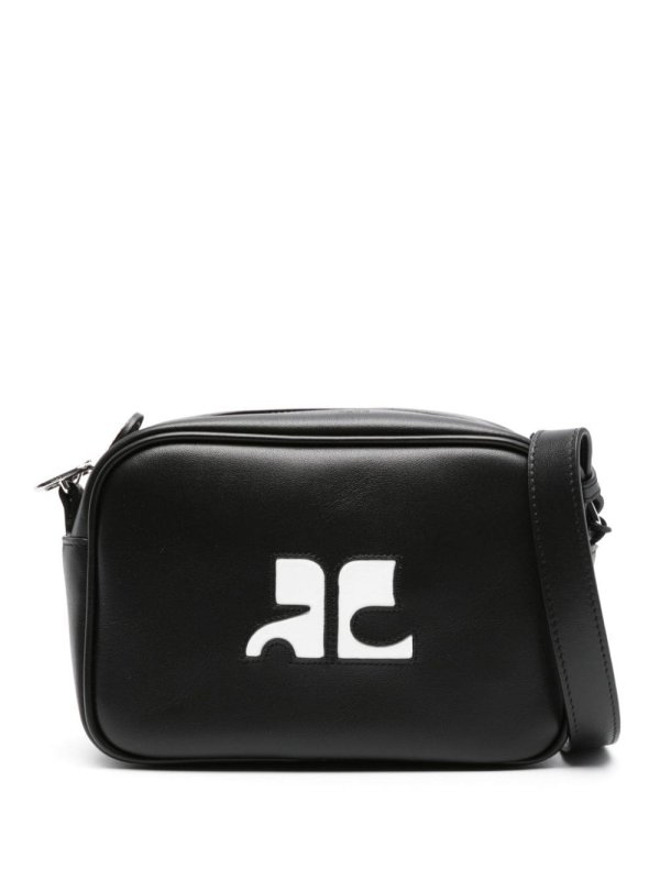 Reedition leather shoulder bag