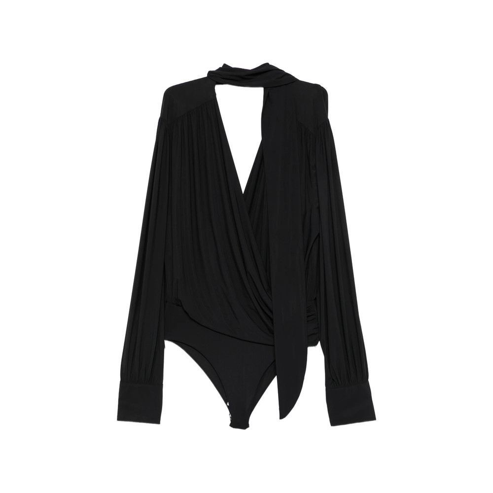 Amazuin Keila Draped Wrap-style Body Suit