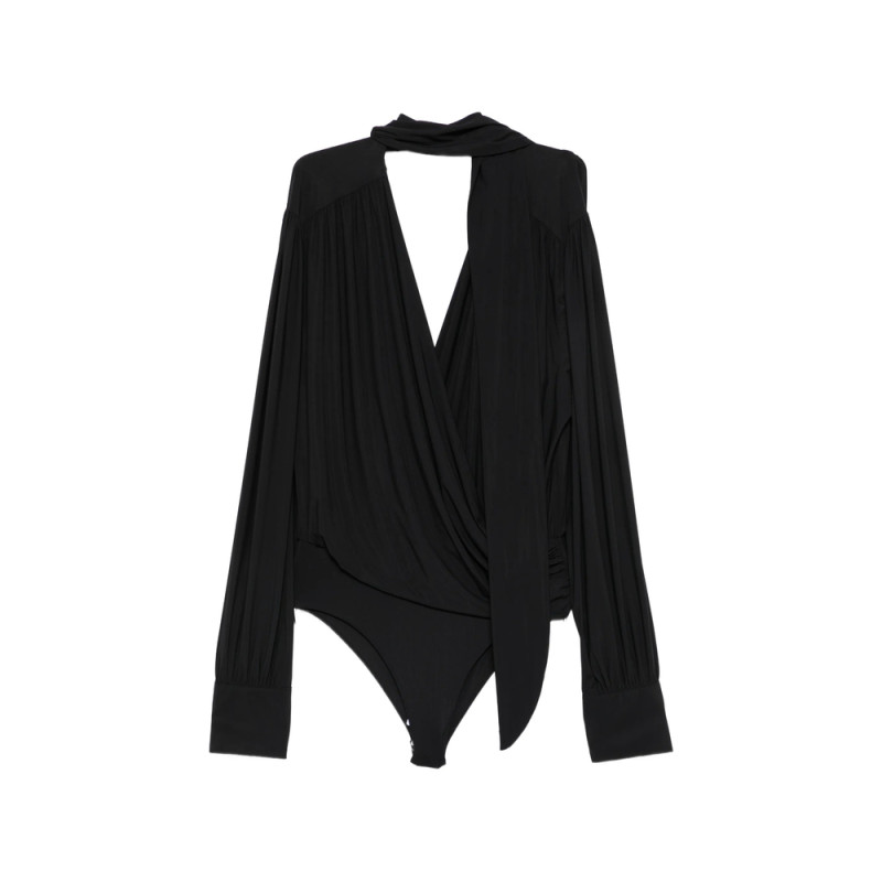 Amazuin Keila Draped Wrap-style Body Suit