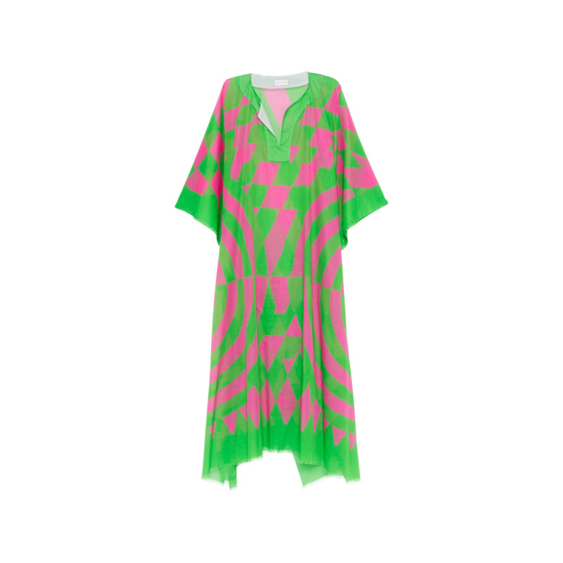 Dries Van Noten Geometric-print Maxi Dress