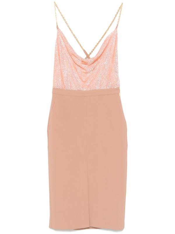 sequinned midi dress