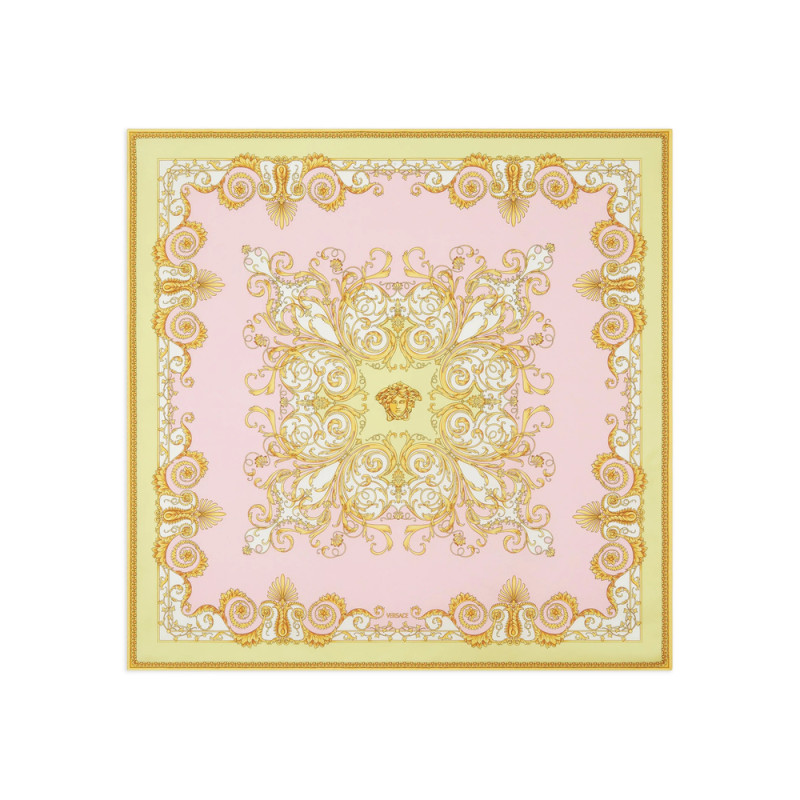 Versace Spring Barocco Printed Silk Scarf