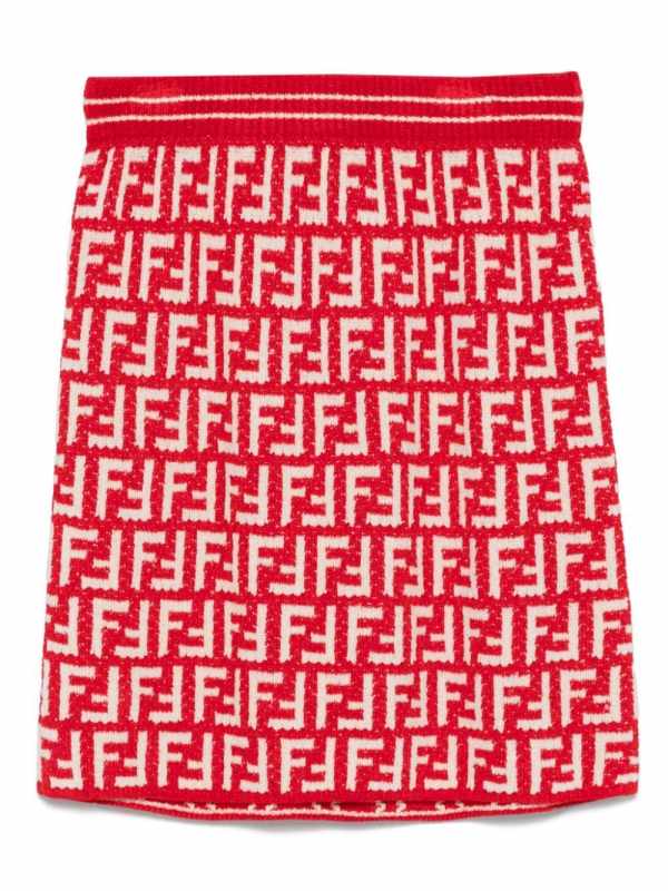 FF-jacquard skirt