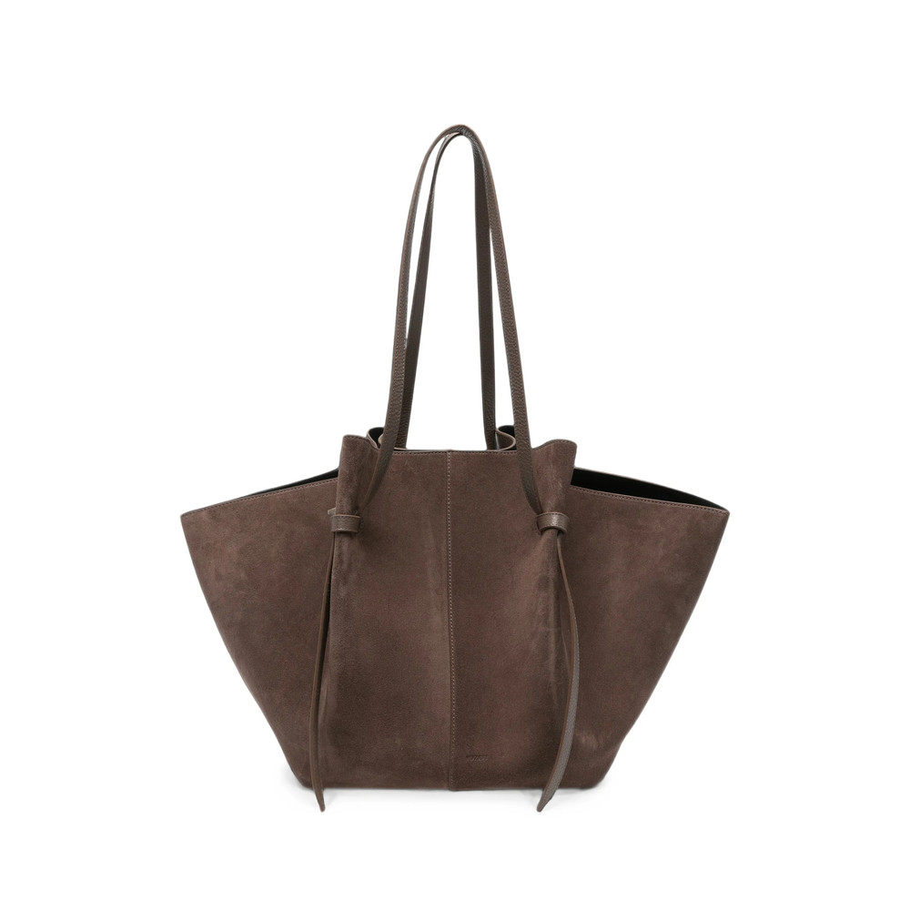 Yuzefi XL Mochi Suede Shoulder Bag