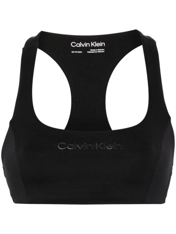 rubberised-logo sports bra