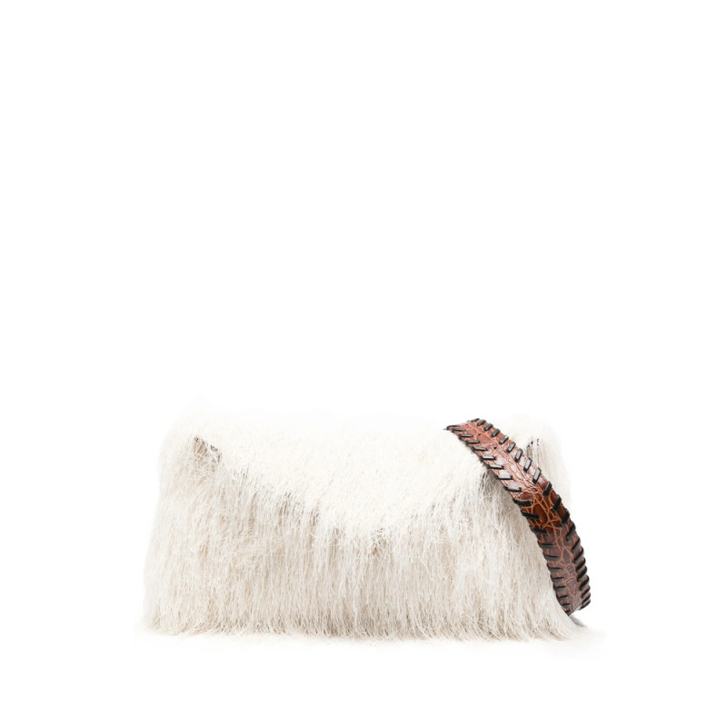Dries Van Noten Fringed Envelope-style Clutch Bag