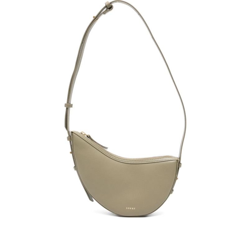 Soeur Crescent Zip Shoulder Bag