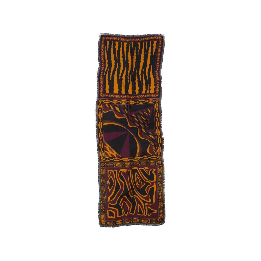 Pucci Mixed Print Silk Stole