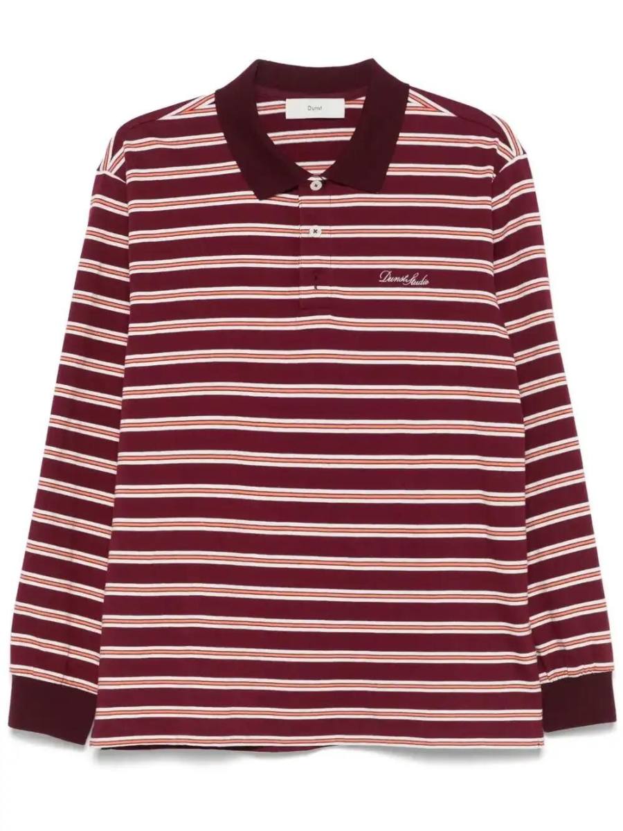 striped polo shirt