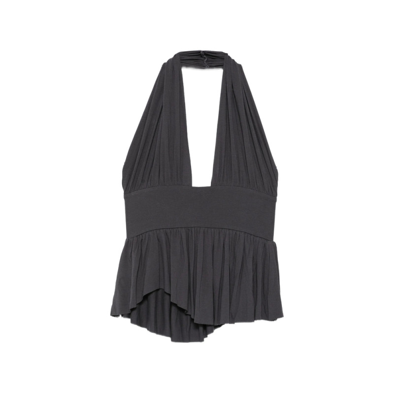 Gimaguas Dera Halterneck Peplum Top