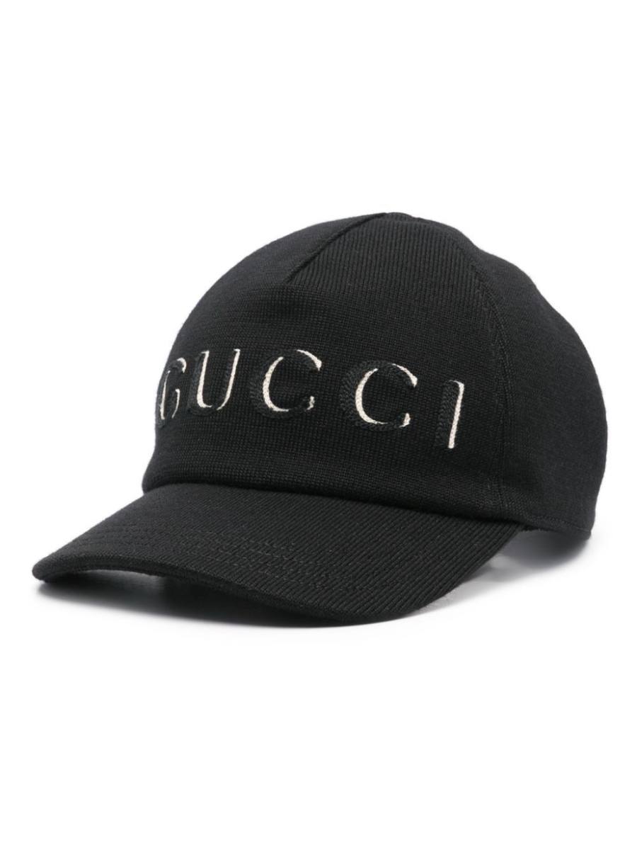 embroidered wool baseball cap