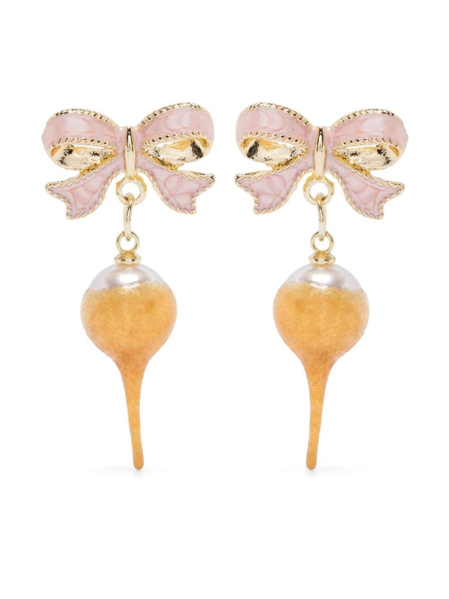 Bow Pearl earrings