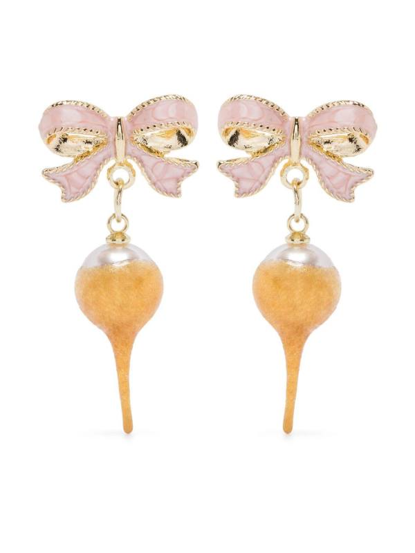 Bow Pearl earrings