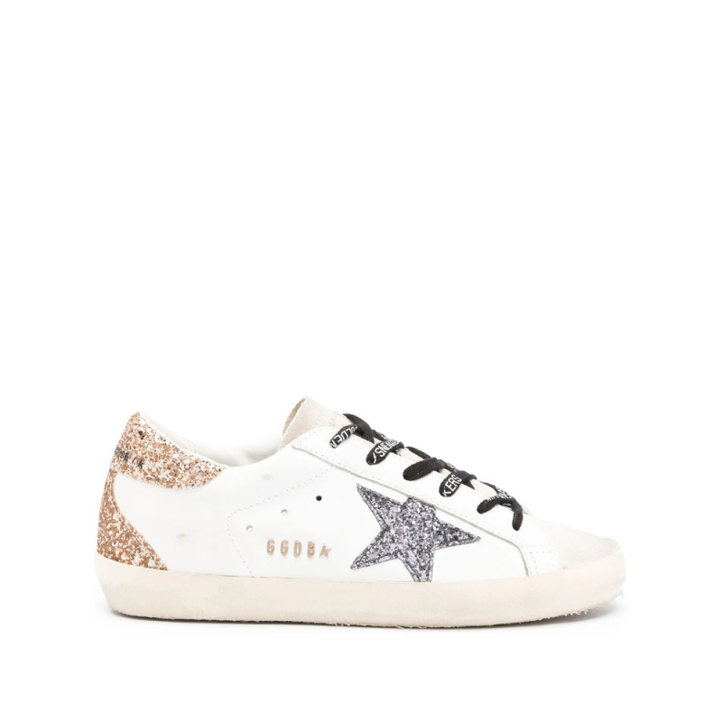 Golden Goose Super-Star Glittered Sneakers
