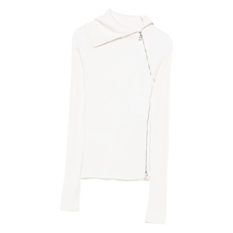 Sportmax Ribbed Zip-front Sweater