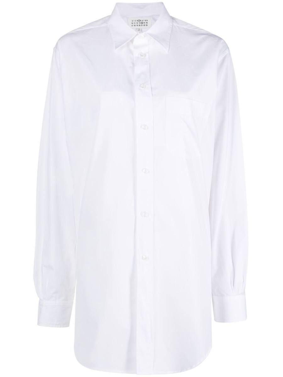 longline poplin shirt