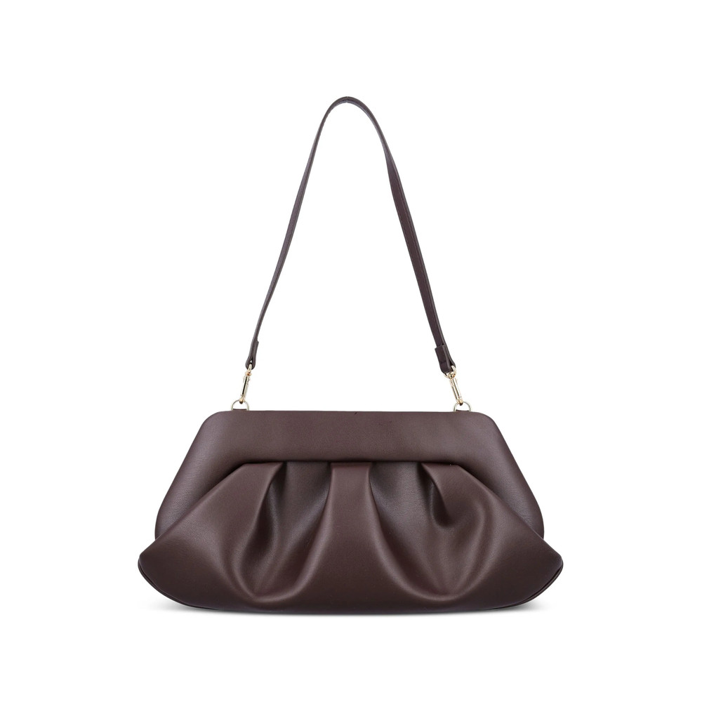 The-moirè Emera Pleated Clutch Bag
