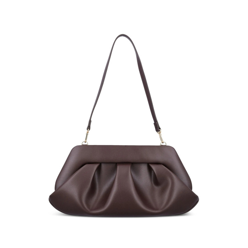 The-moirè Emera Pleated Clutch Bag