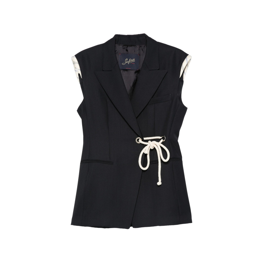 Seafarer Vivi Rope-tie Waistcoat