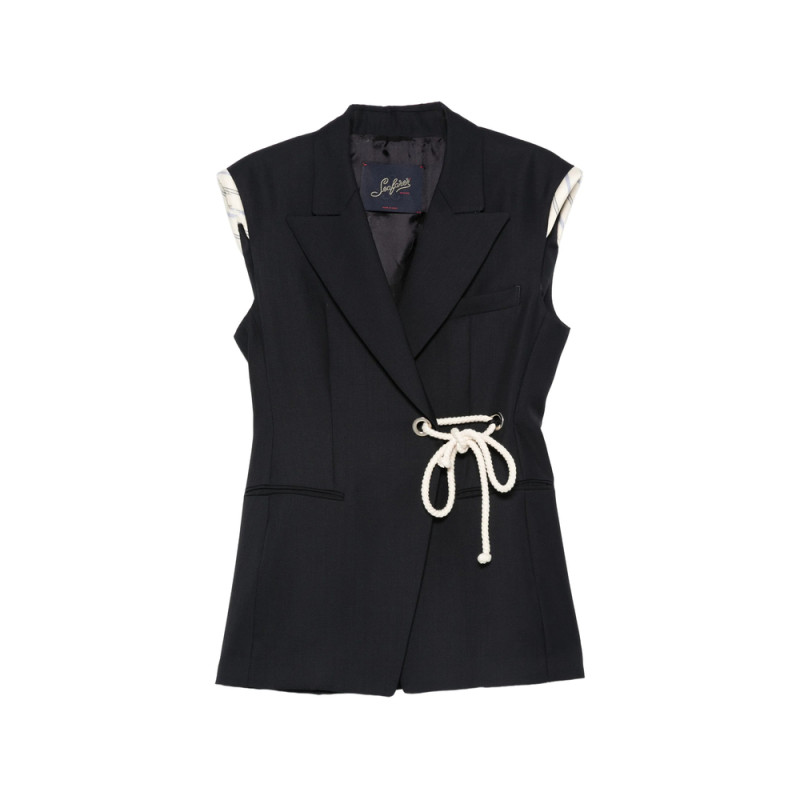 Seafarer Vivi Rope-tie Waistcoat