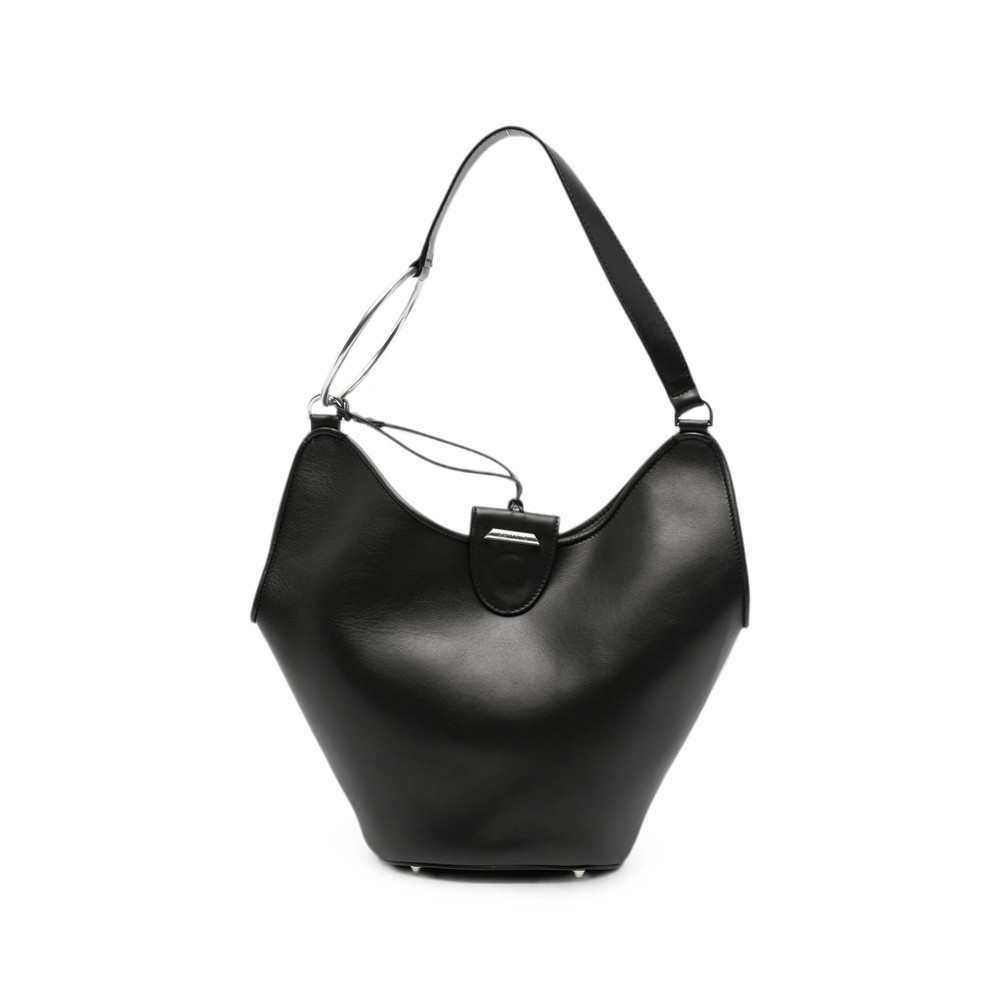 Dondup Ring-detail Leather Shoulder Bag