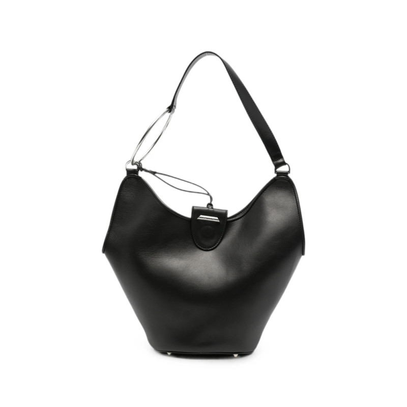 Dondup Ring-detail Leather Shoulder Bag