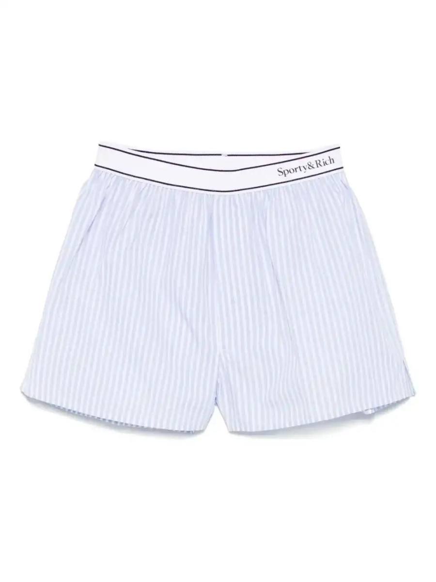 logo-waistband shorts