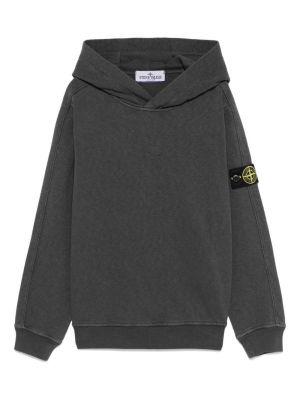 Compass-badge hoodie