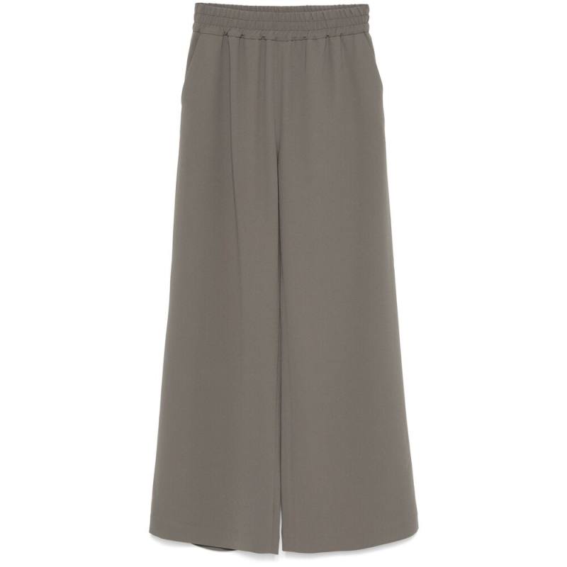 Mark Kenly Domino Tan Crepe Trousers